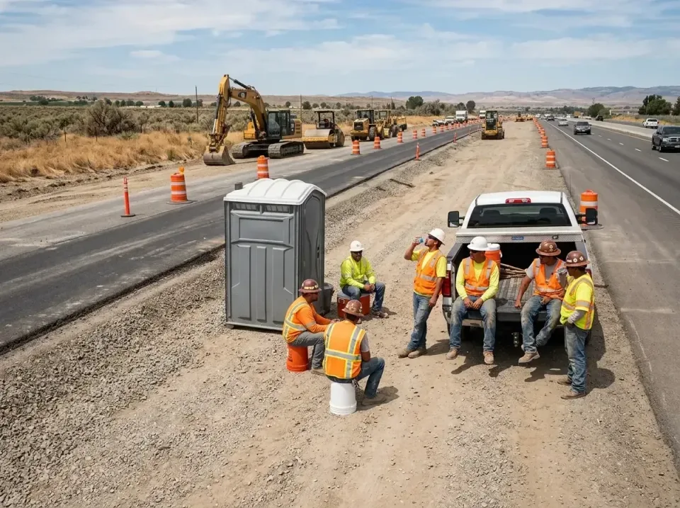 highway-road-construction-crew-007 — frequently asked questions, Porta Potty and Restroom Rentals in Anaheim, CA